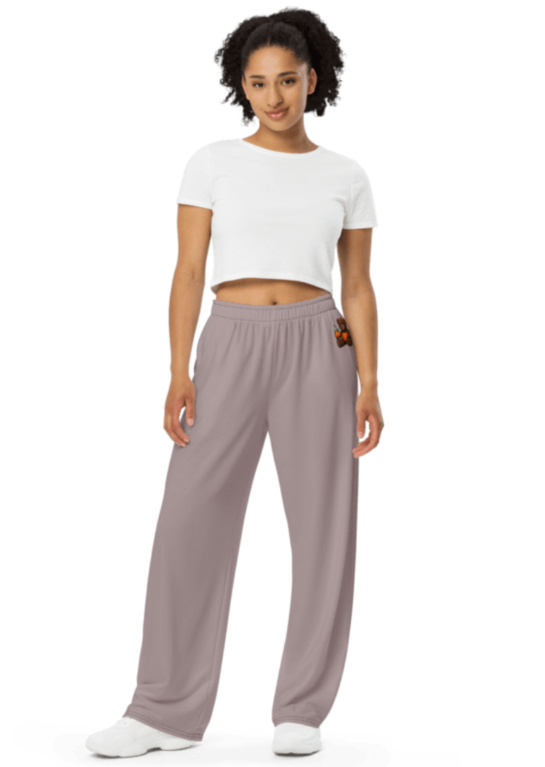 Womens Wide Leg Personality Yoga Pants