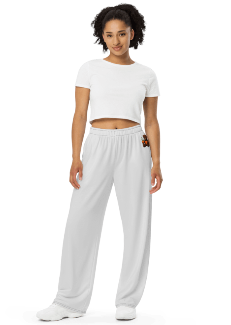 Womens Wide Leg Personality Yoga Pants