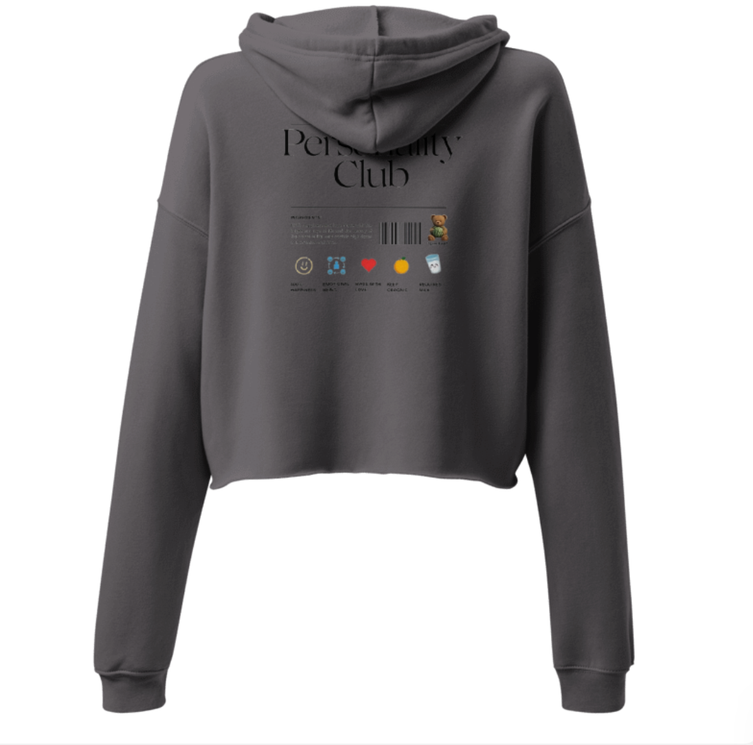 Womens Personality + Crop Hoodie