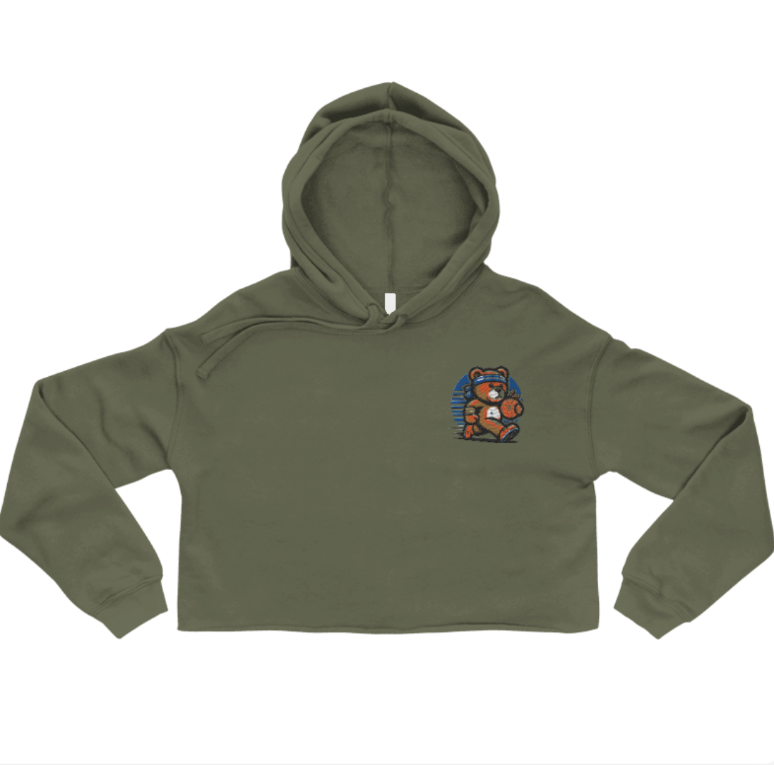 Womens Personality + Crop Hoodie