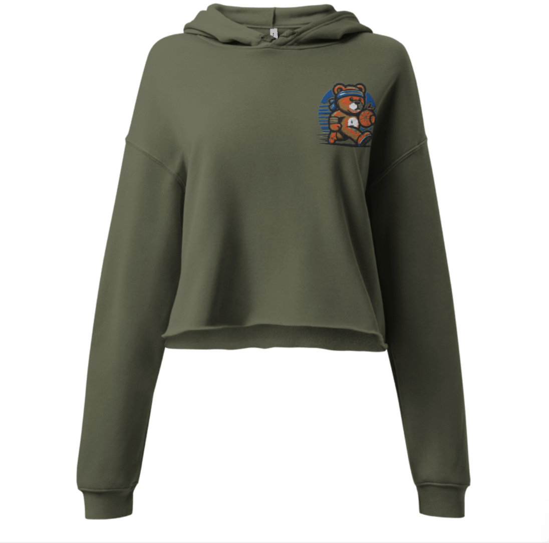 Womens Personality + Crop Hoodie