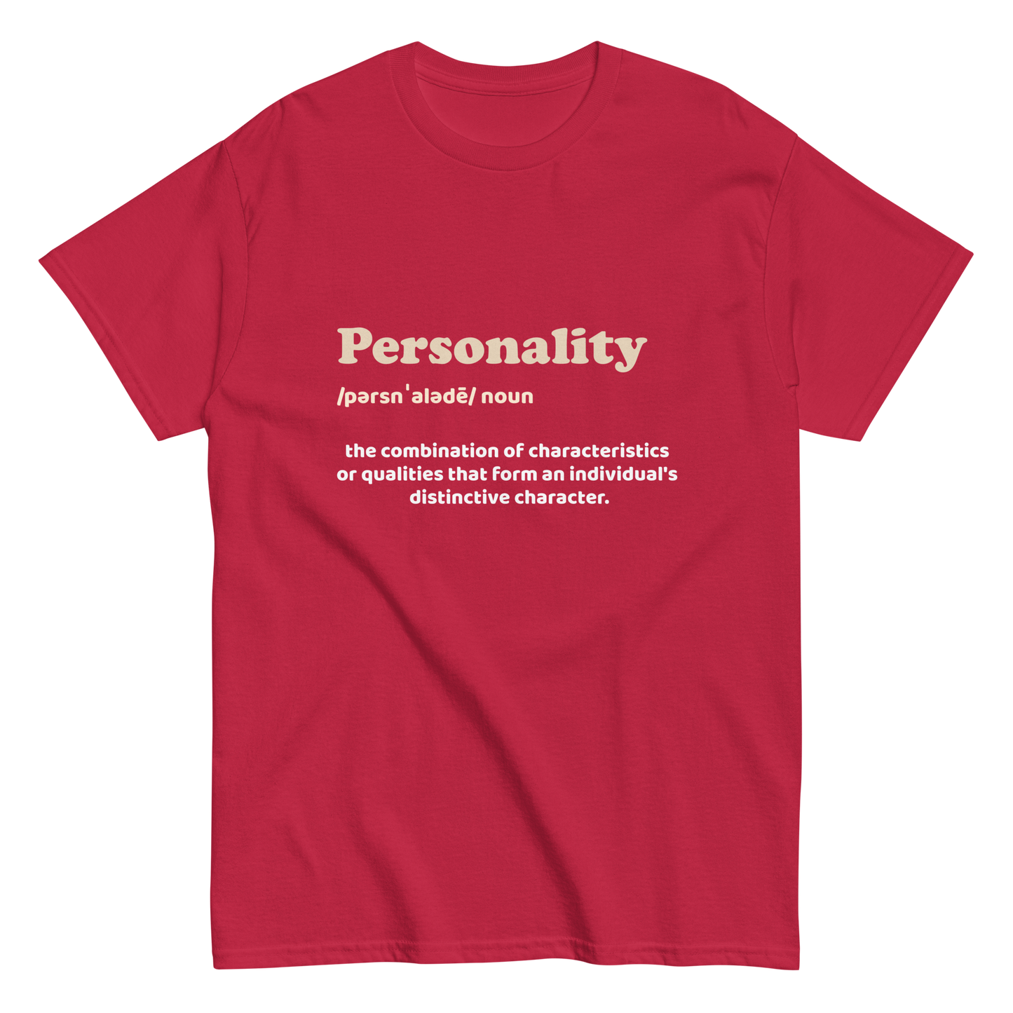 "Describe Your Personality" Tee Shirt