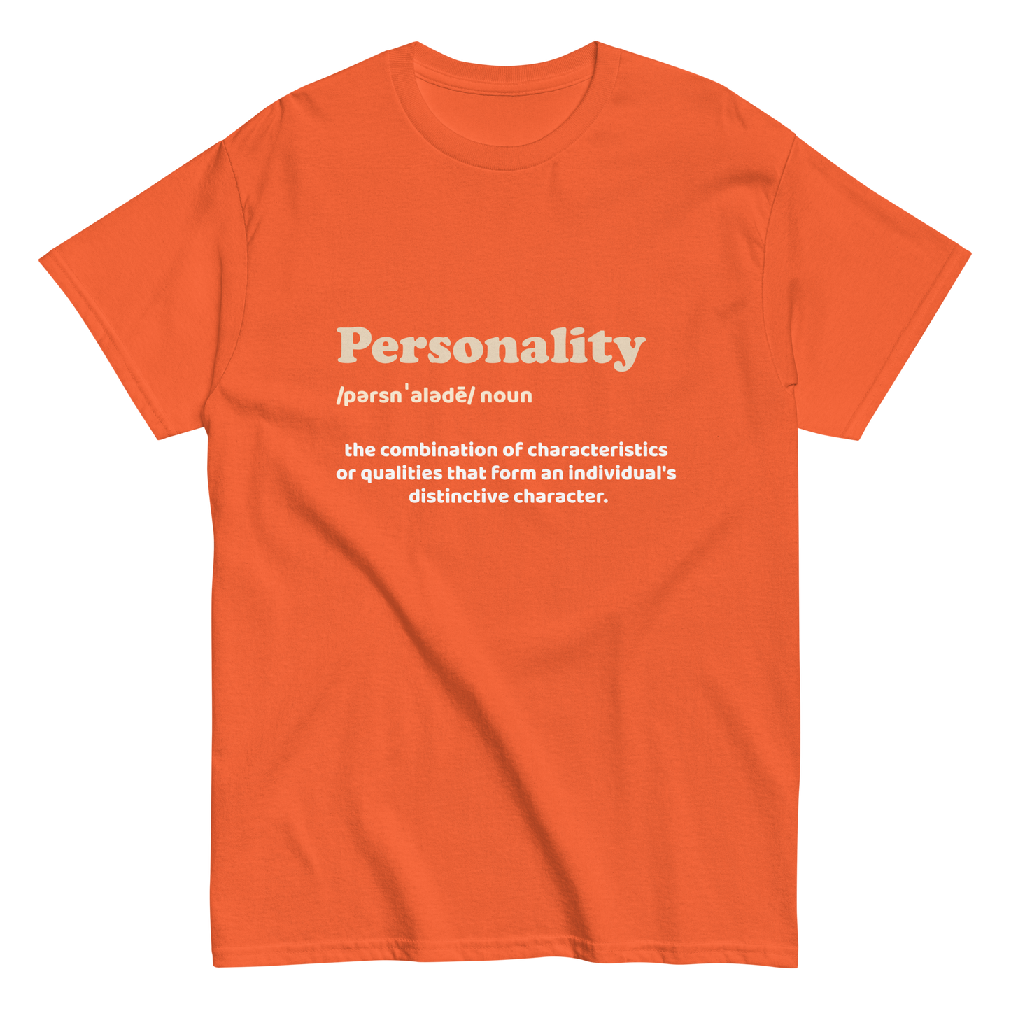 "Describe Your Personality" Tee Shirt