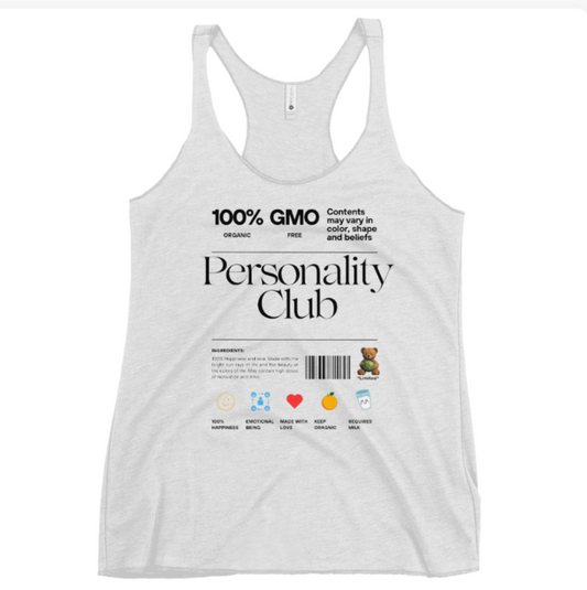Women's 'Strong Personality' Racerback Tank Top