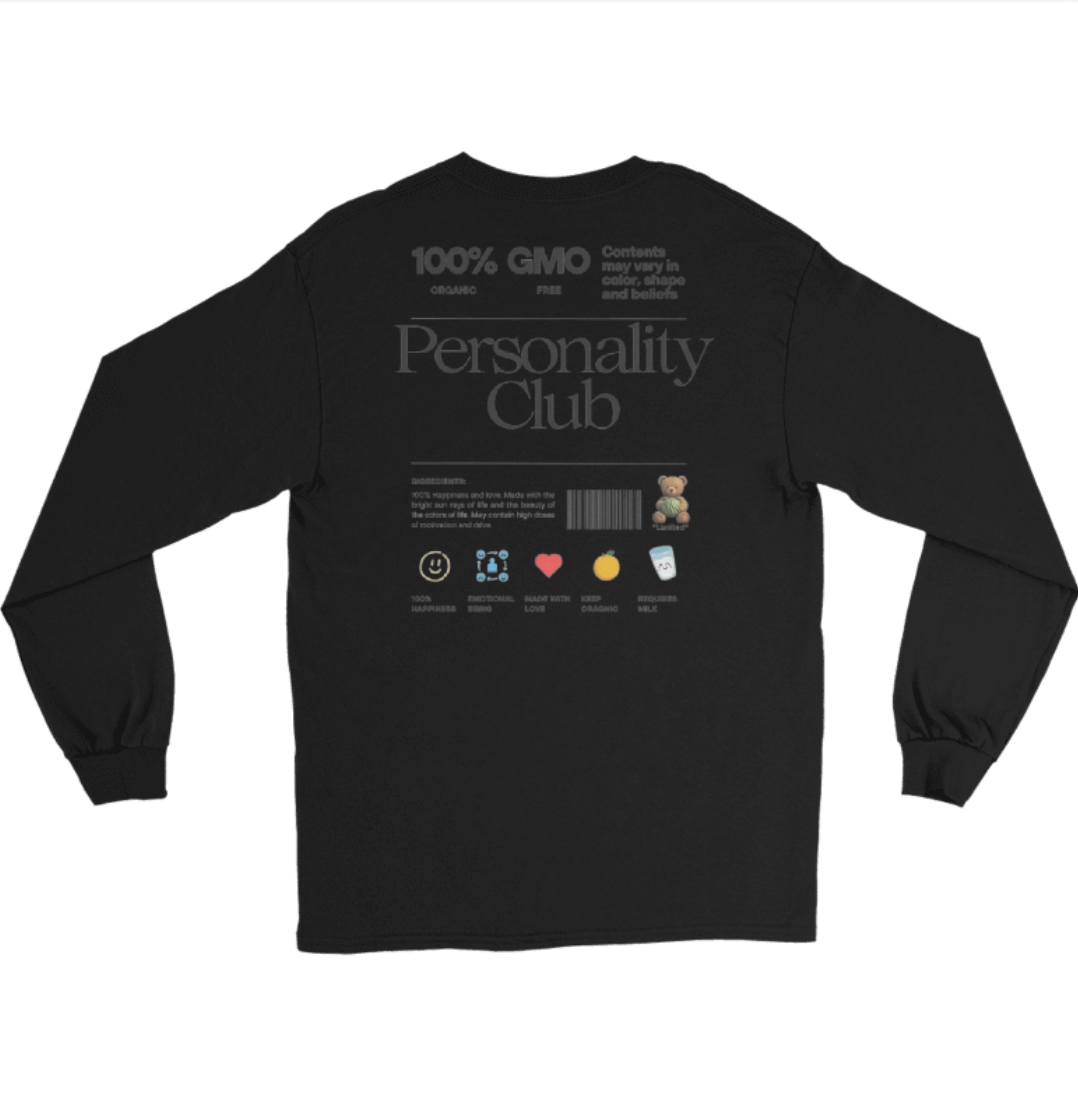 "Bold Personality" Long Sleeve Shirt