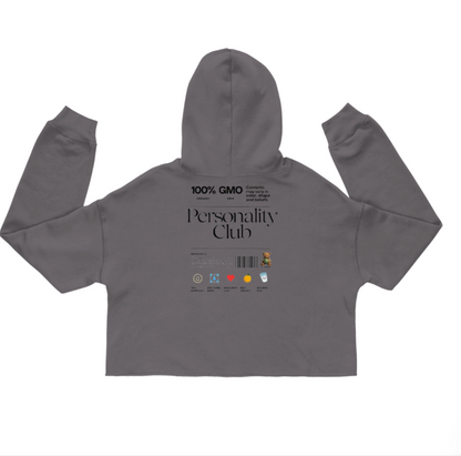 Womens Personality + Crop Hoodie