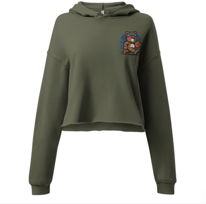 Womens Personality + Crop Hoodie