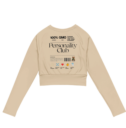 Womens Personality + Running Crop Sweater