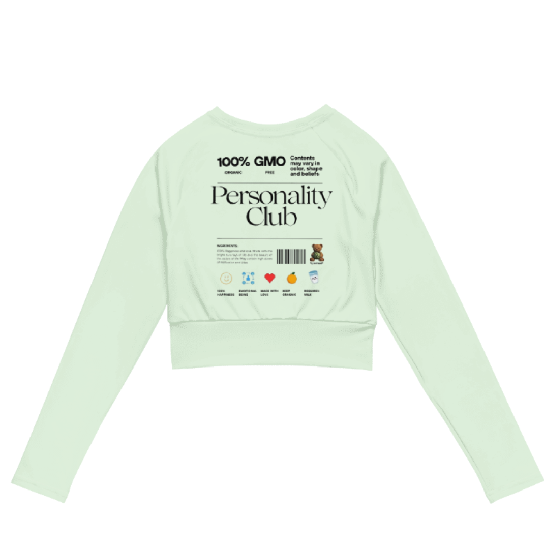 Womens Personality + Running Crop Sweater