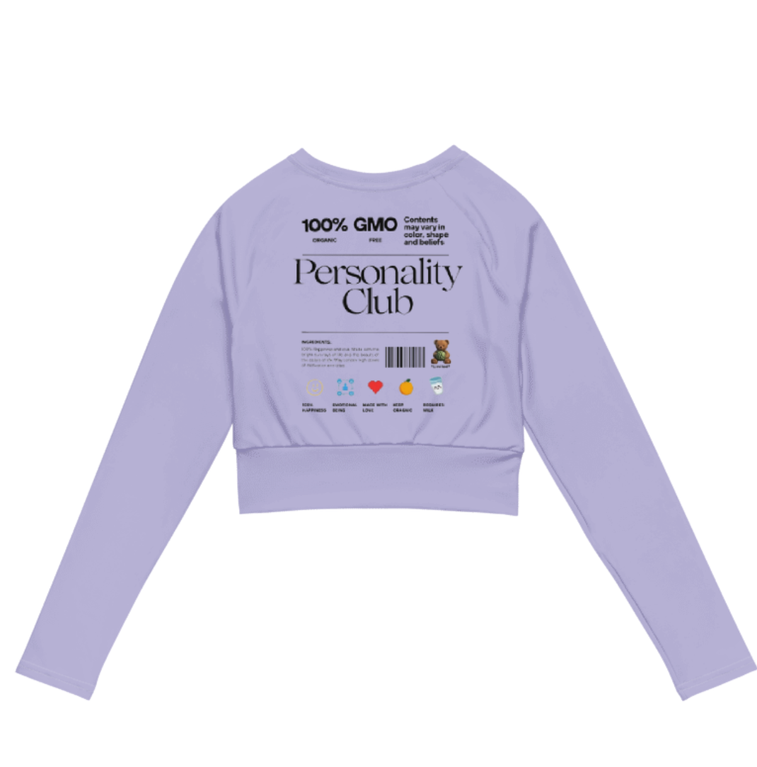 Womens Personality + Running Crop Sweater