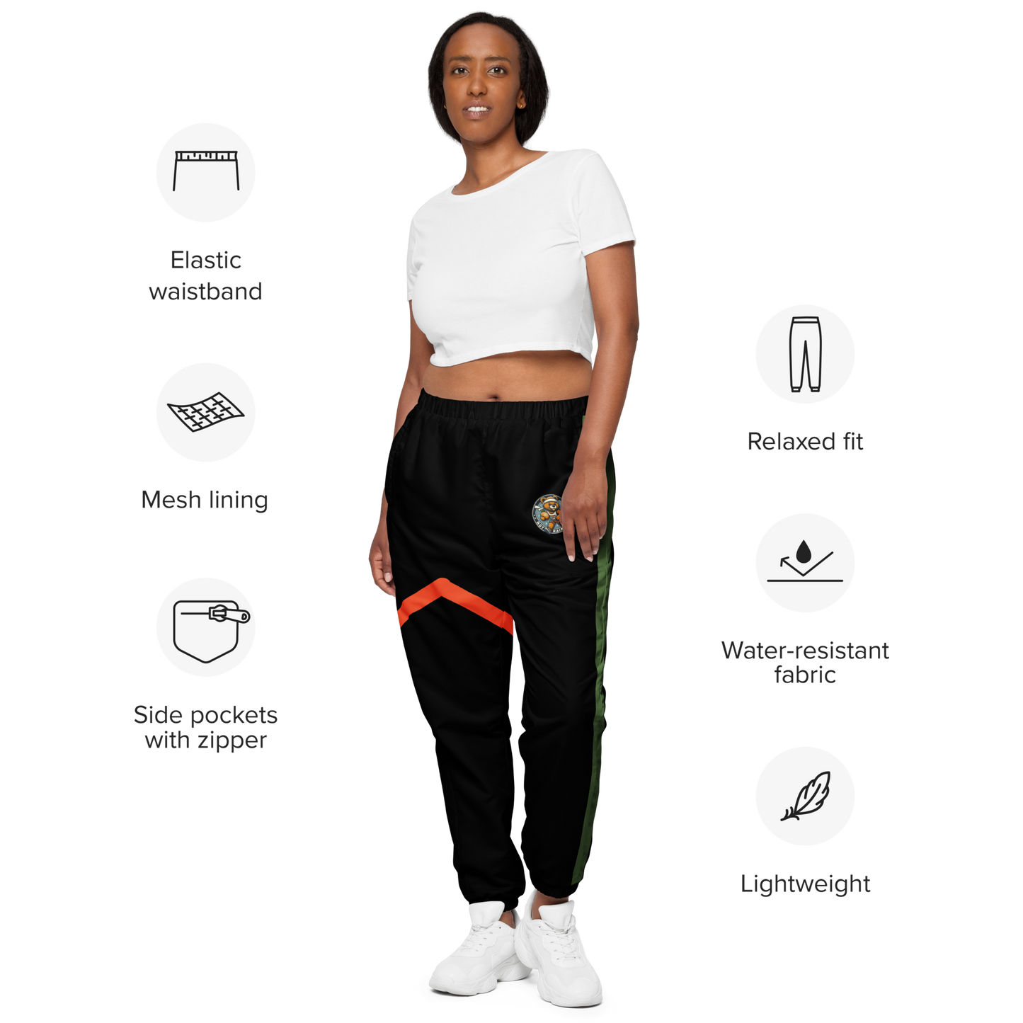 Organic Team Personality Windbreaker Pants