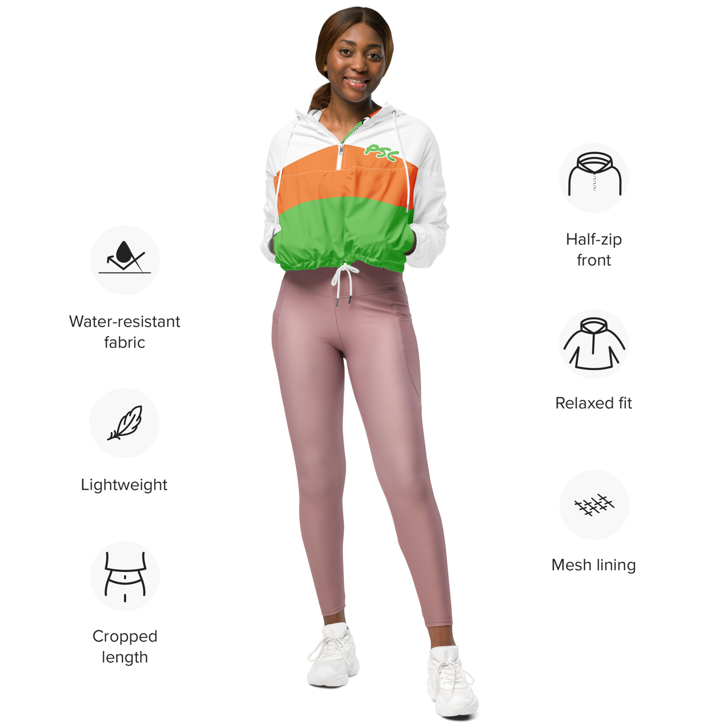 *Limited* Fresh Fruit CropTop Windbreaker