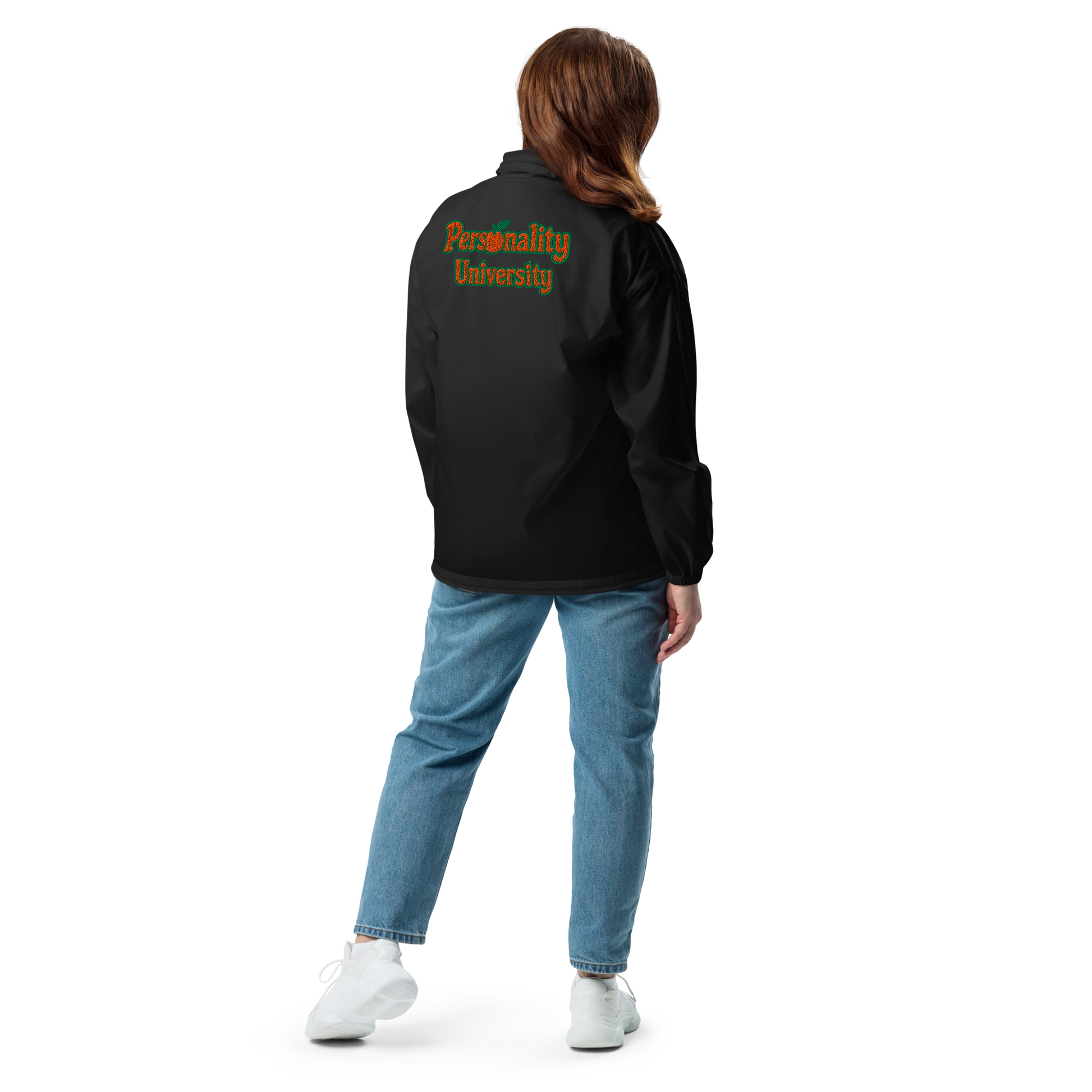 Personality University Zip Up Windbreaker