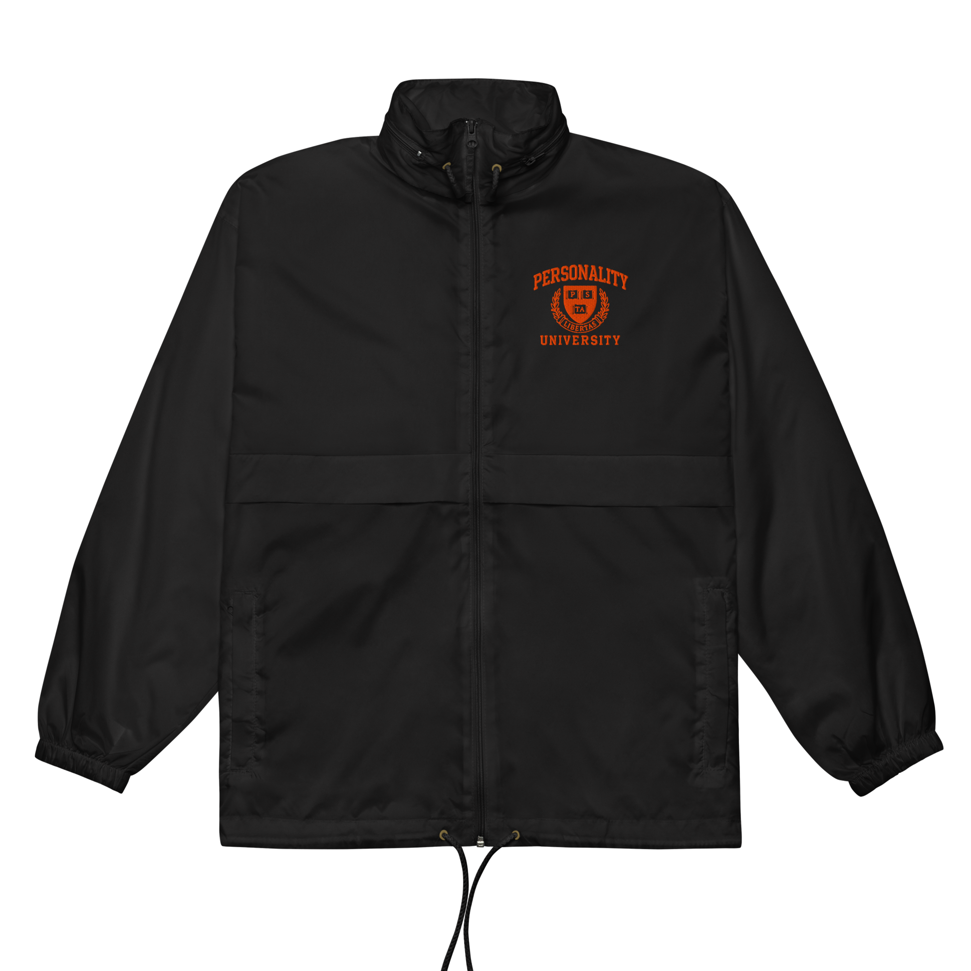 Personality University Zip Up Windbreaker