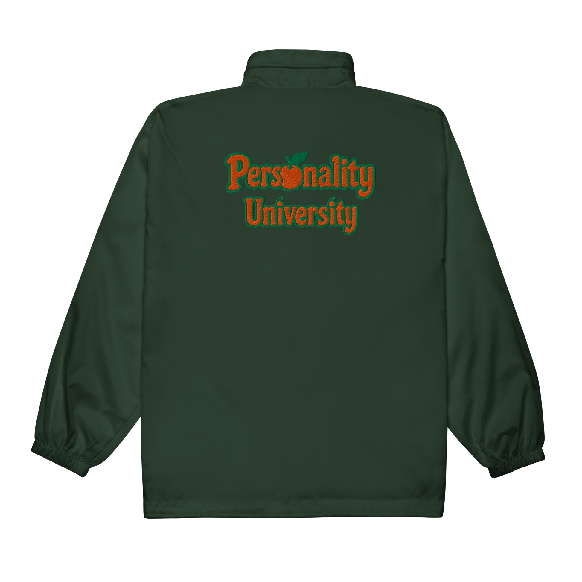 Personality University Zip Up Windbreaker