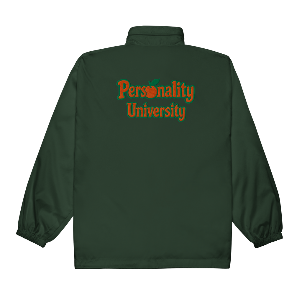 Personality University Zip Up Windbreaker