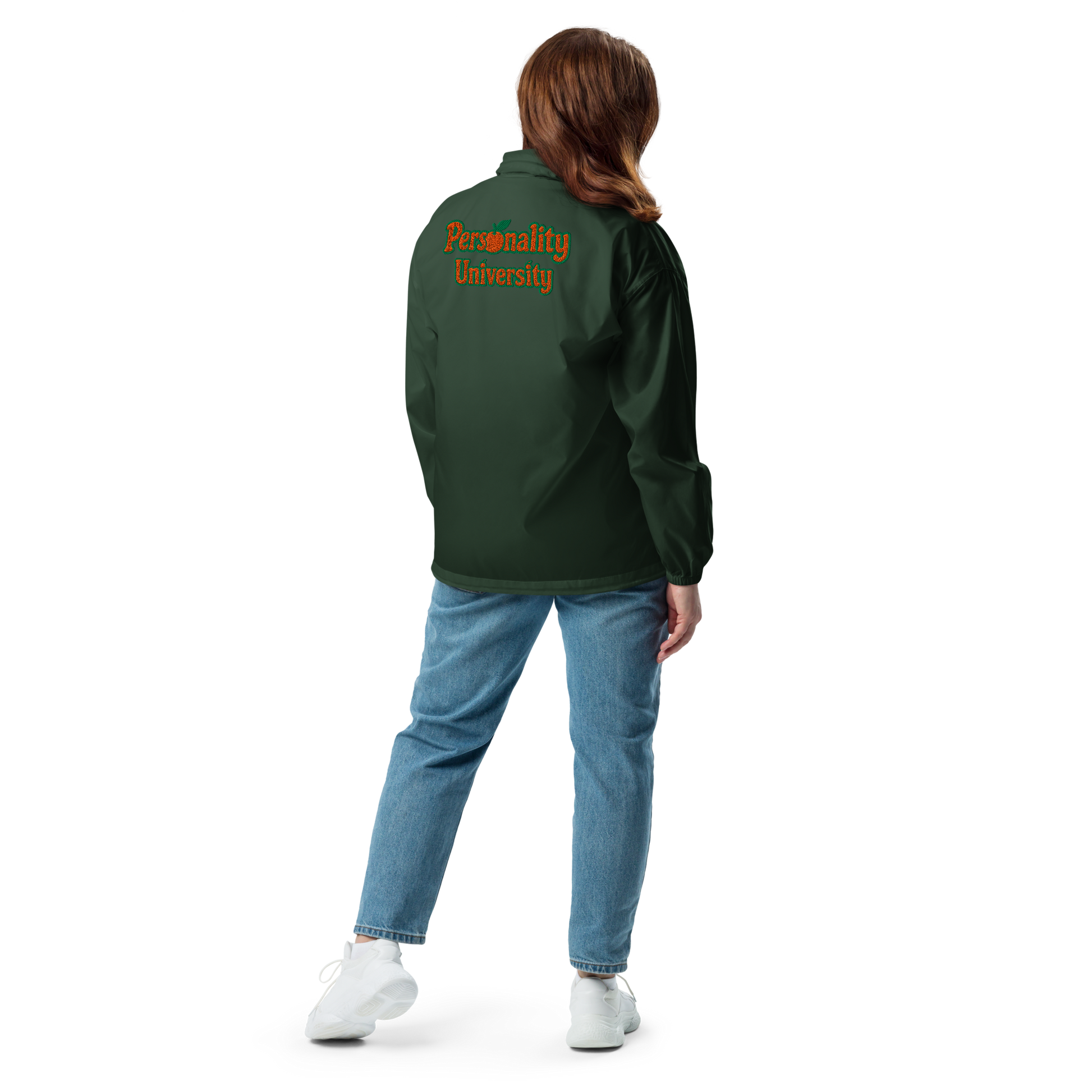 Personality University Zip Up Windbreaker