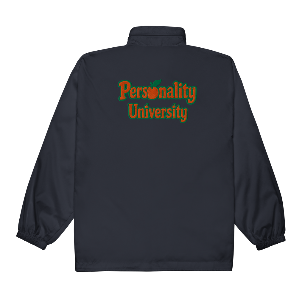 Personality University Zip Up Windbreaker