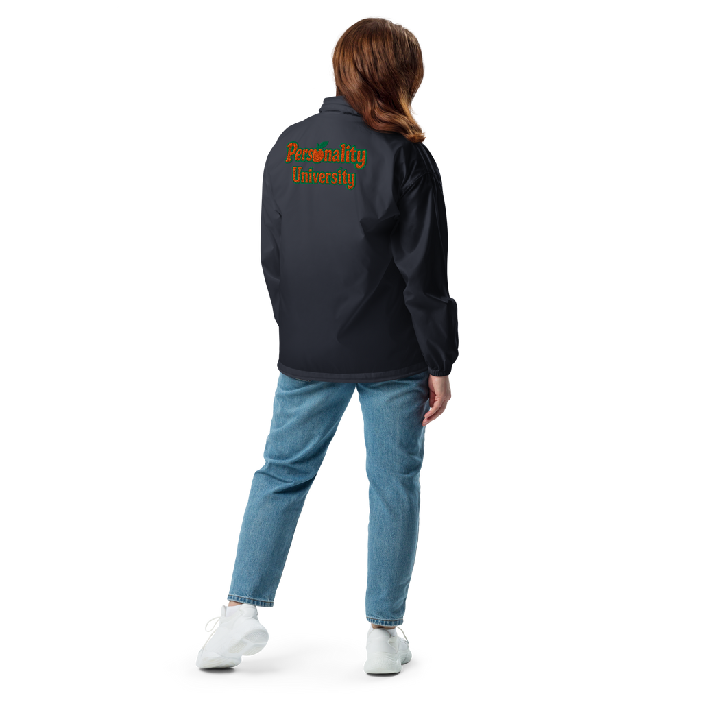 Personality University Zip Up Windbreaker
