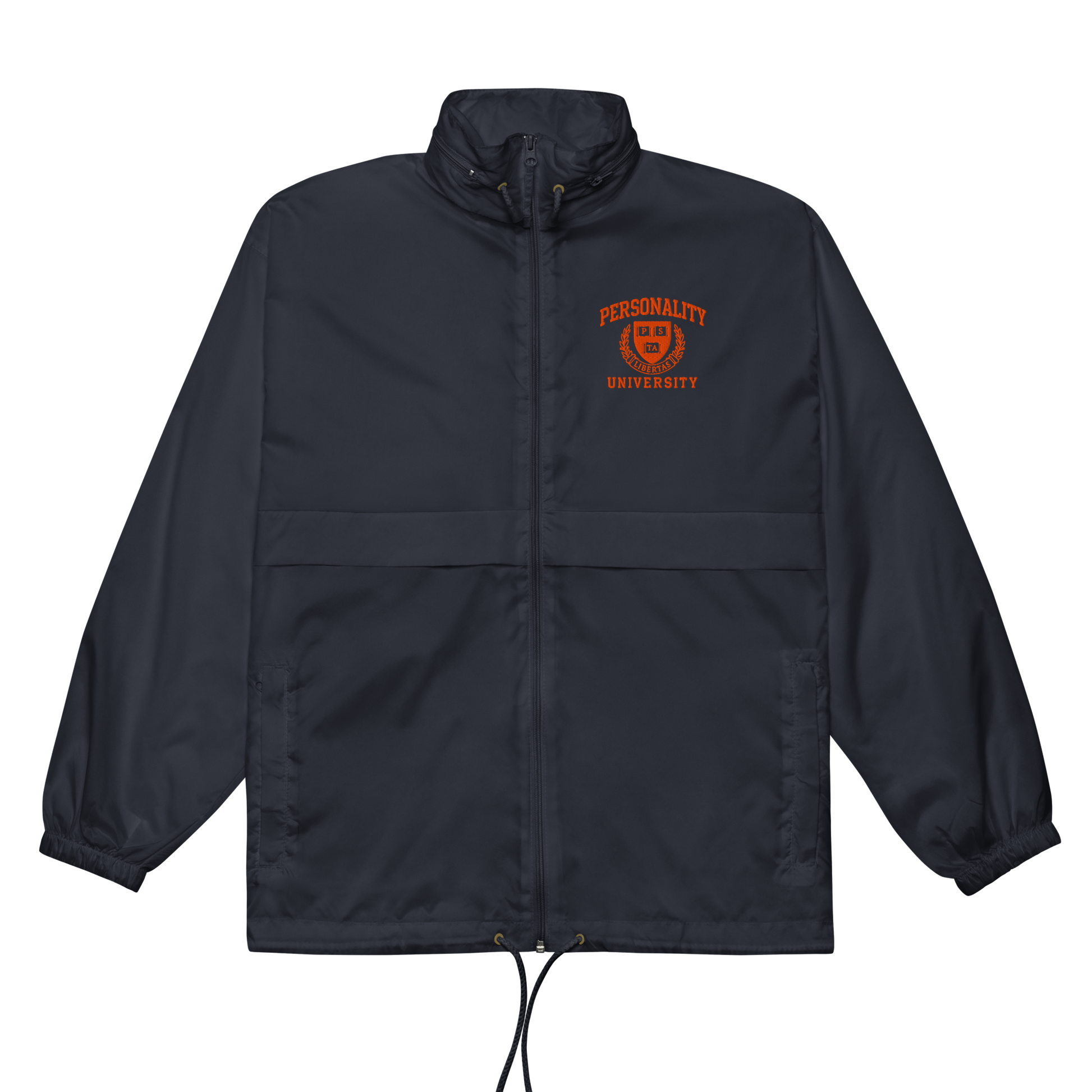 Personality University Zip Up Windbreaker