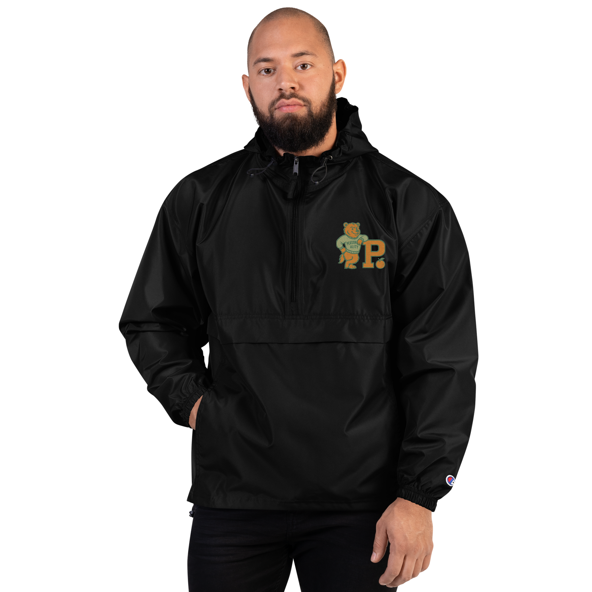 Embroidered PSU Mascot Champion Windbreaker