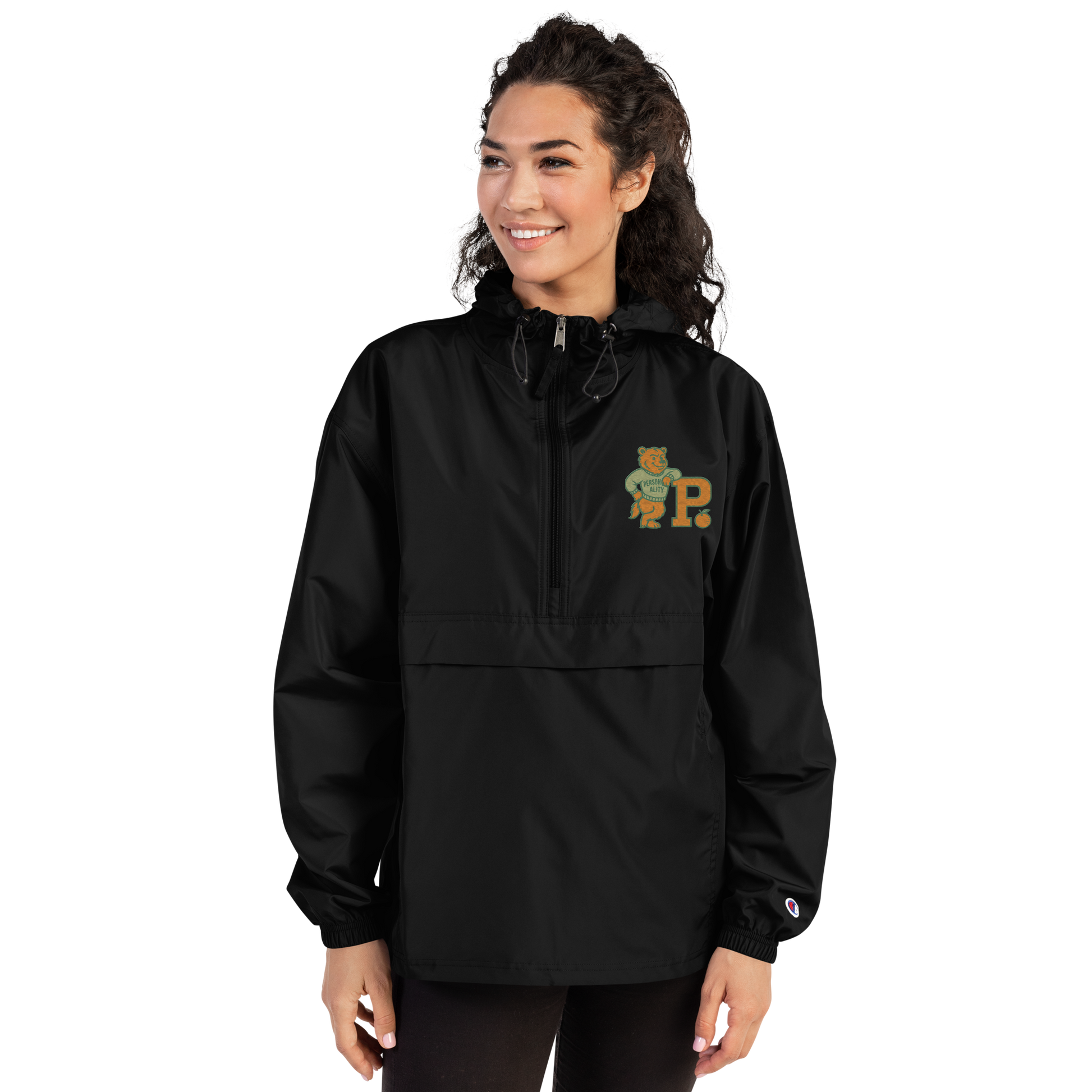 Embroidered PSU Mascot Champion Windbreaker