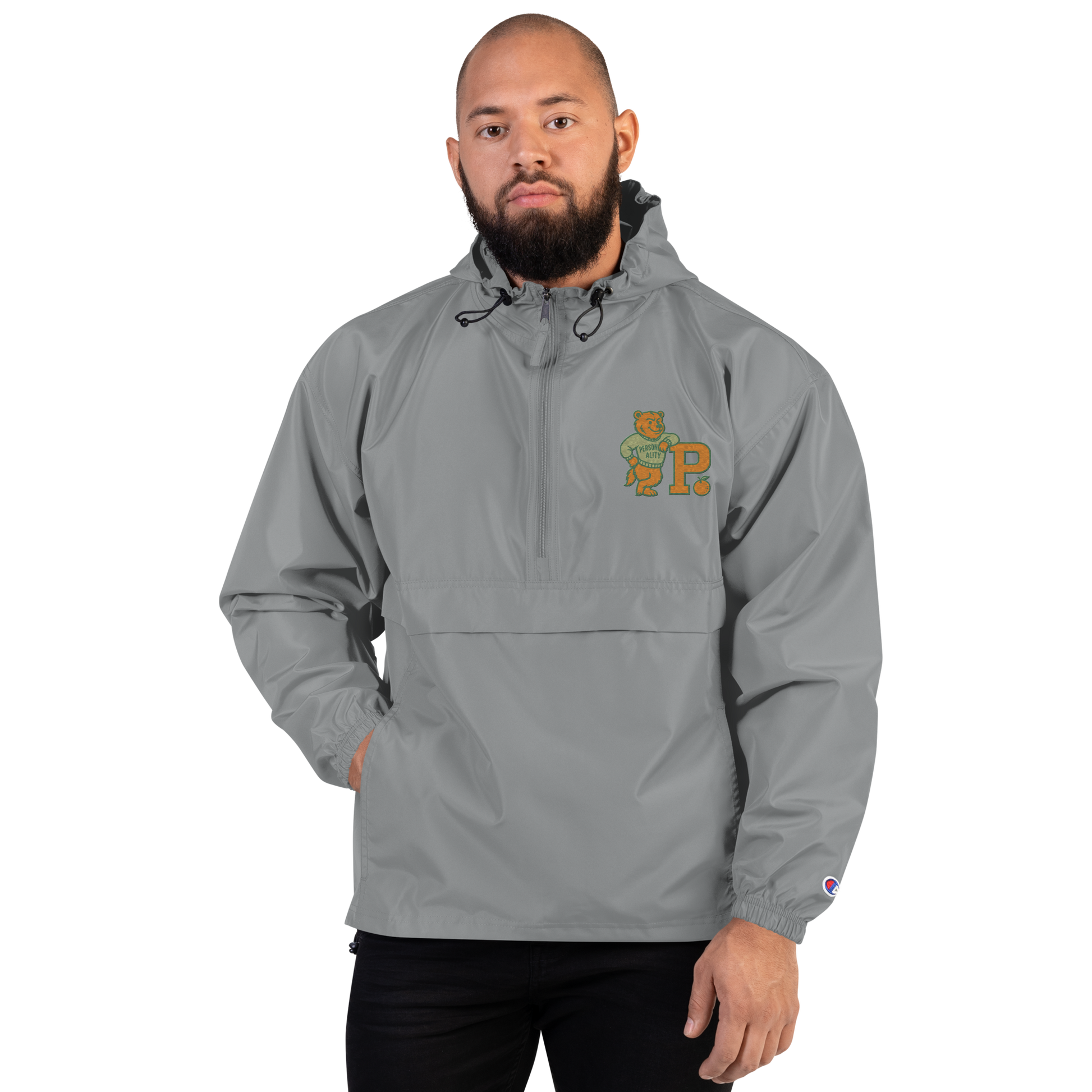 Embroidered PSU Mascot Champion Windbreaker