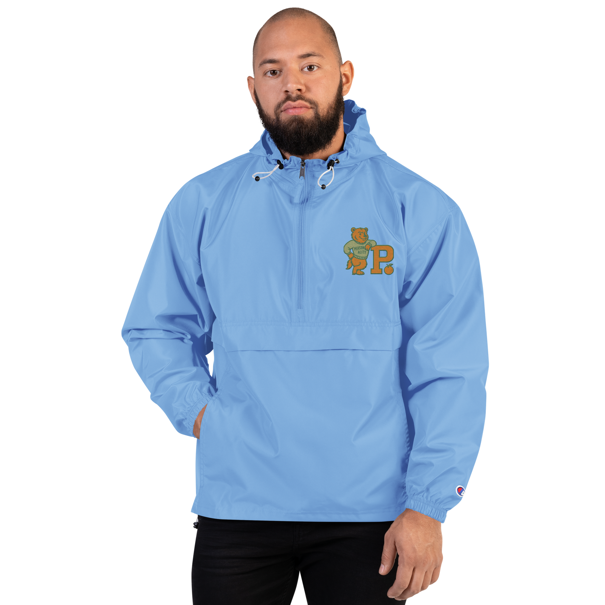 Embroidered PSU Mascot Champion Windbreaker