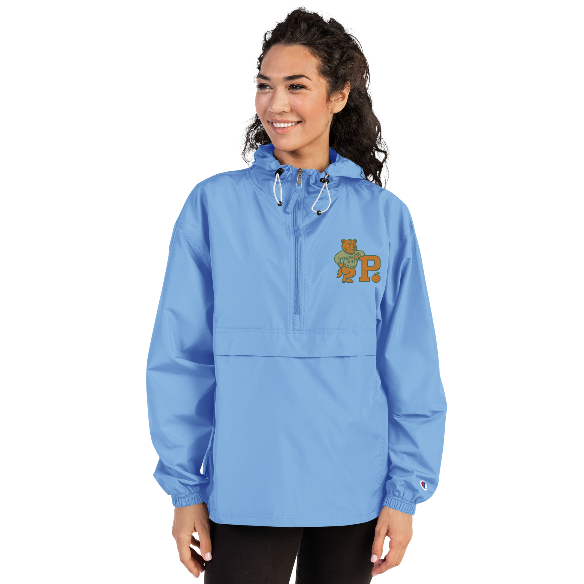 Embroidered PSU Mascot Champion Windbreaker