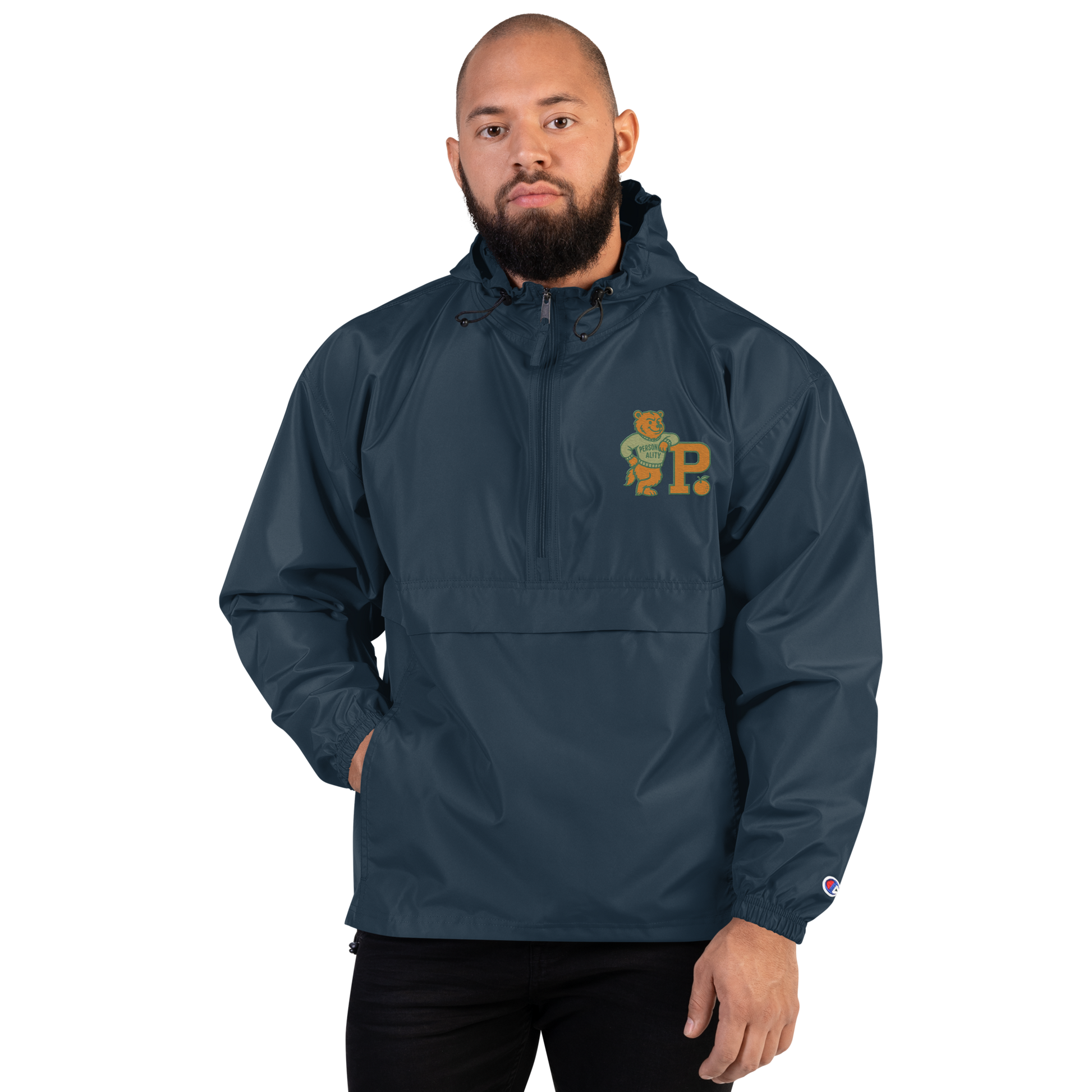 Embroidered PSU Mascot Champion Windbreaker