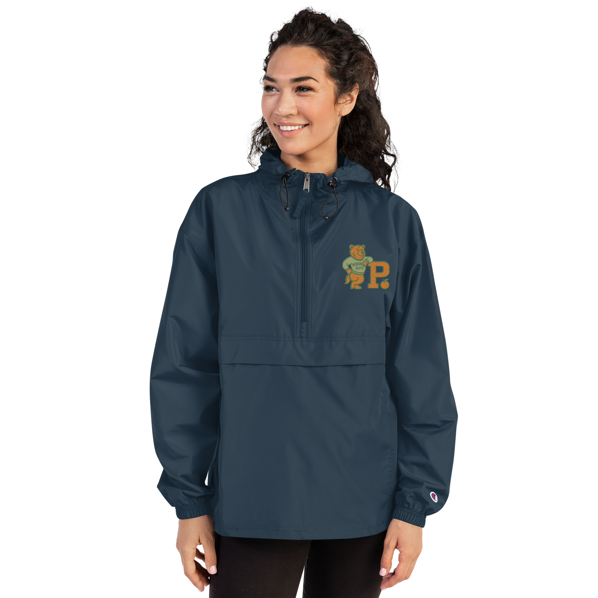 Embroidered PSU Mascot Champion Windbreaker