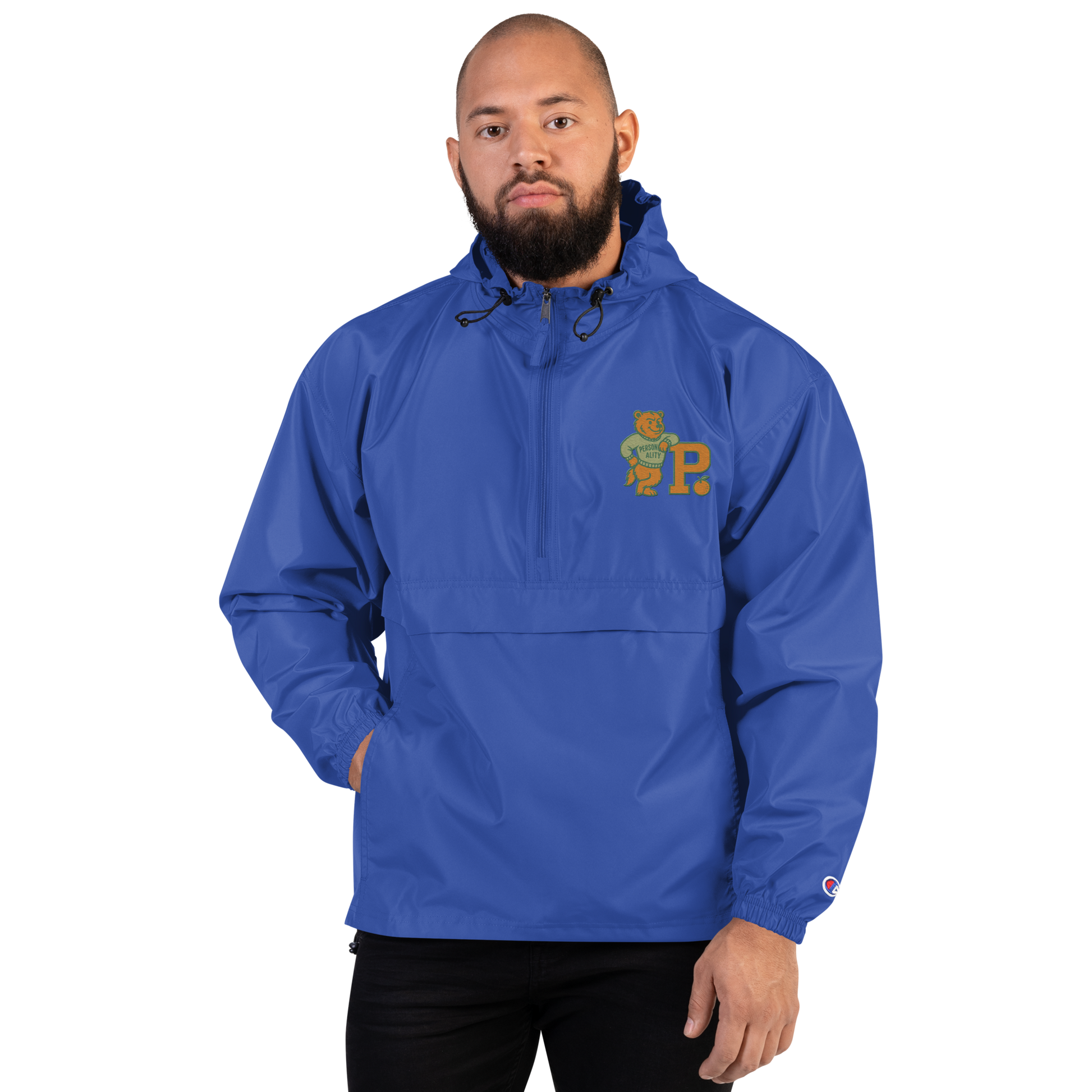 Embroidered PSU Mascot Champion Windbreaker
