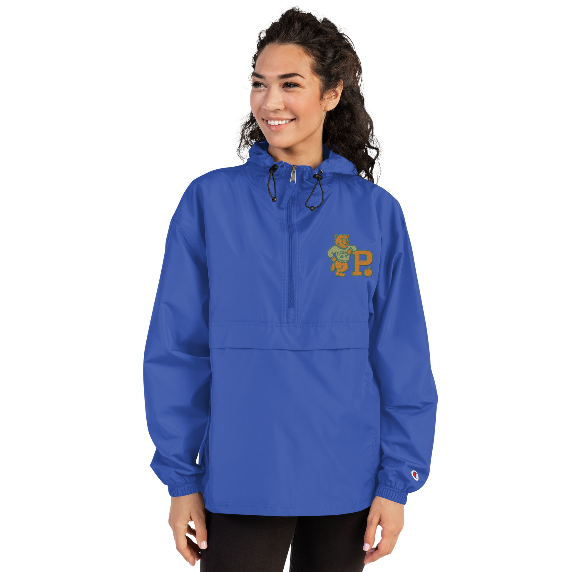 Embroidered PSU Mascot Champion Windbreaker