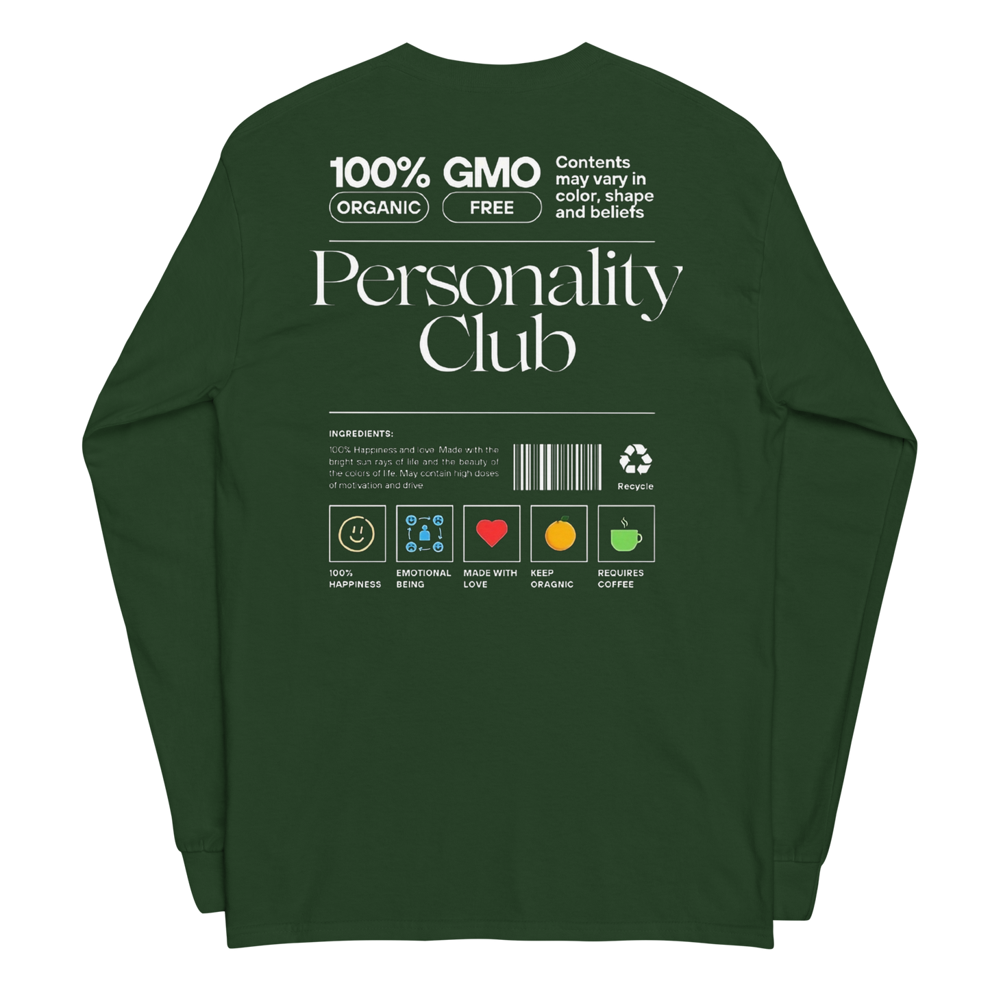 *Limited* Harvest Personality Long Sleeve Tee Shirt