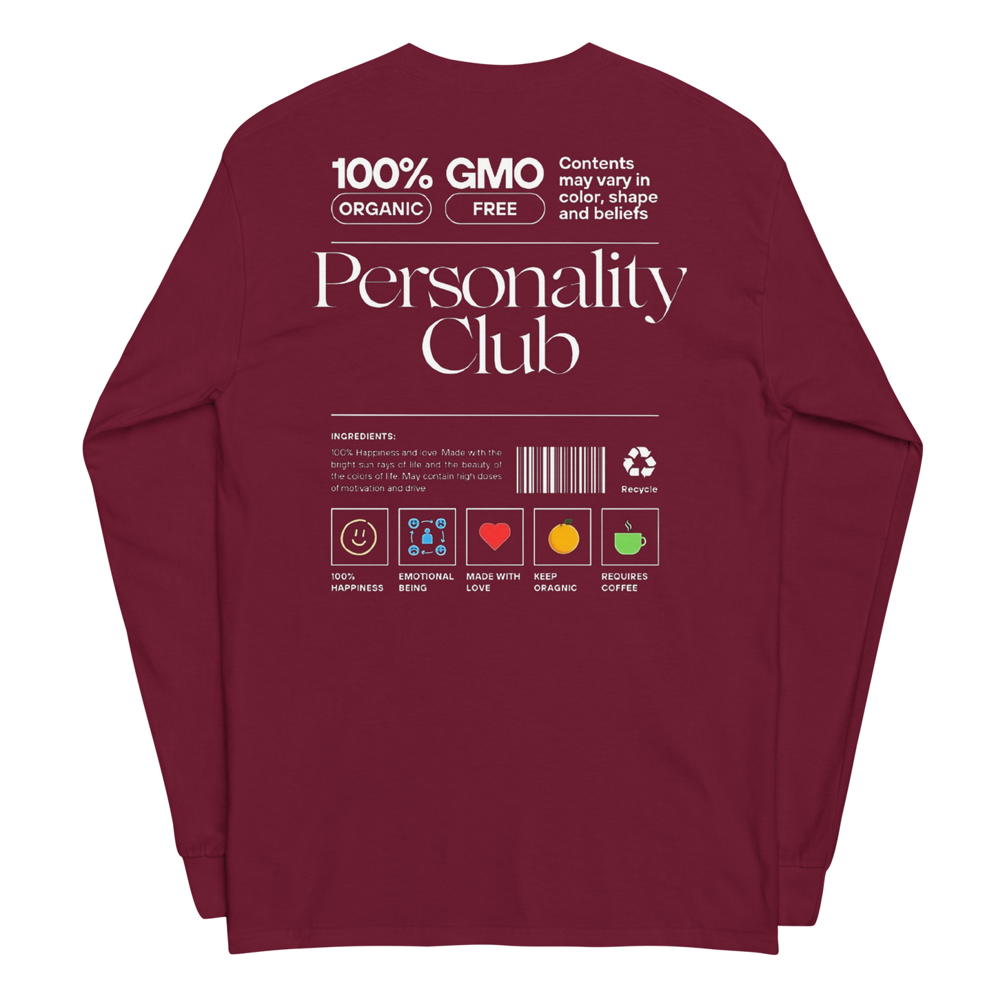 *Limited* Harvest Personality Long Sleeve Tee Shirt