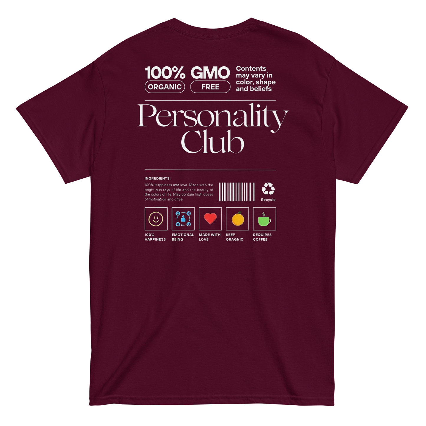 "Describe Your Personality" Tee Shirt