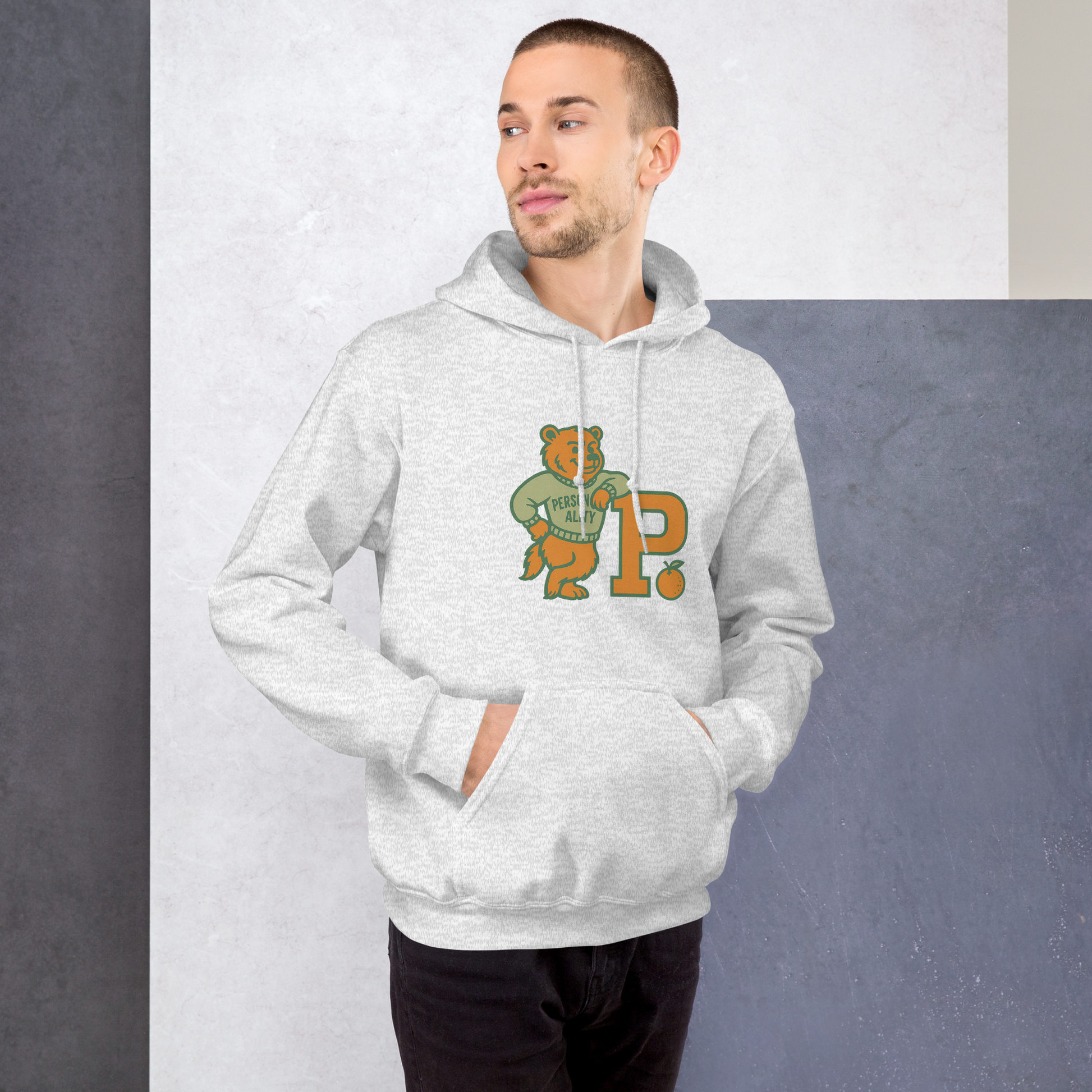 Personality University Bear Hoodie