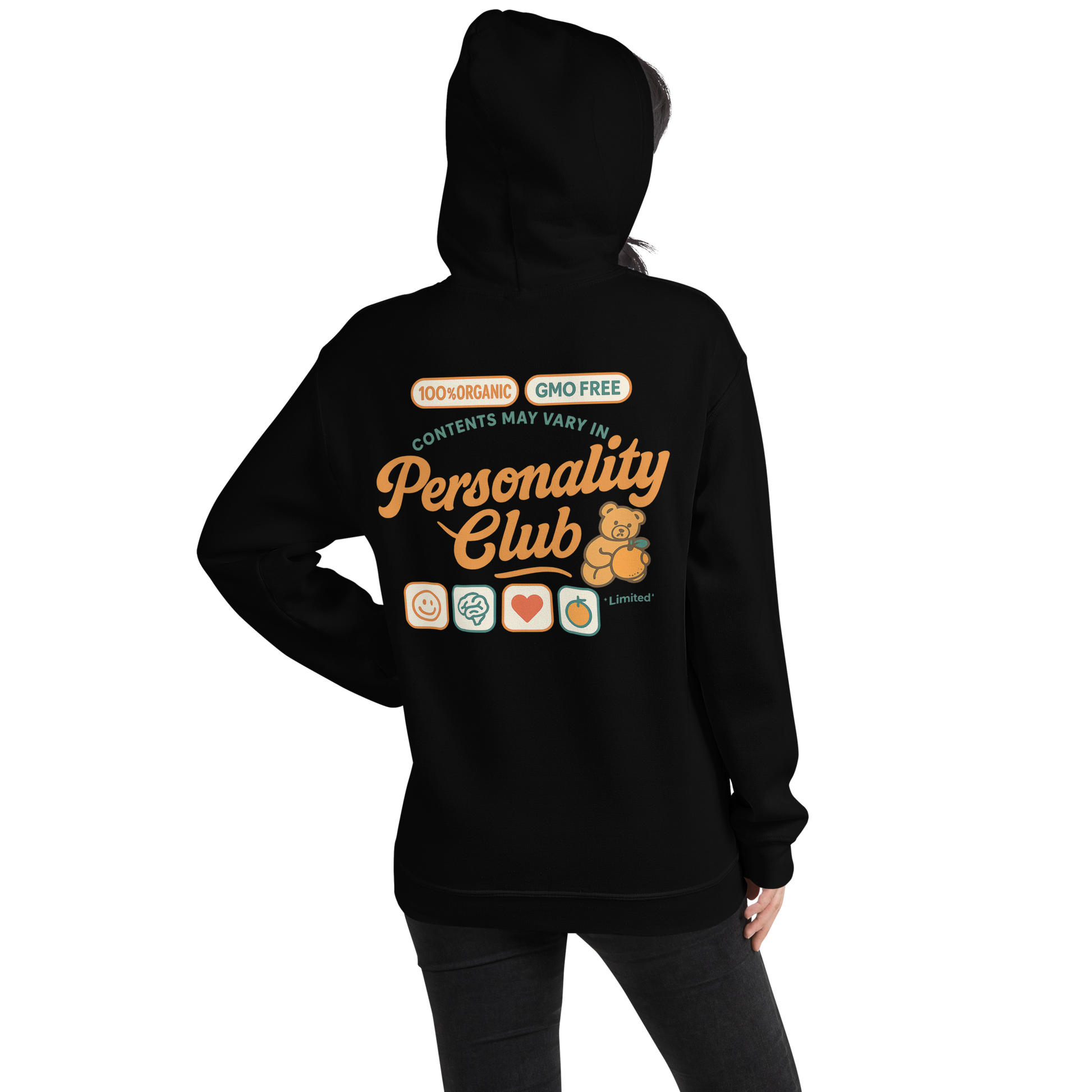 Personality University Bear Hoodie