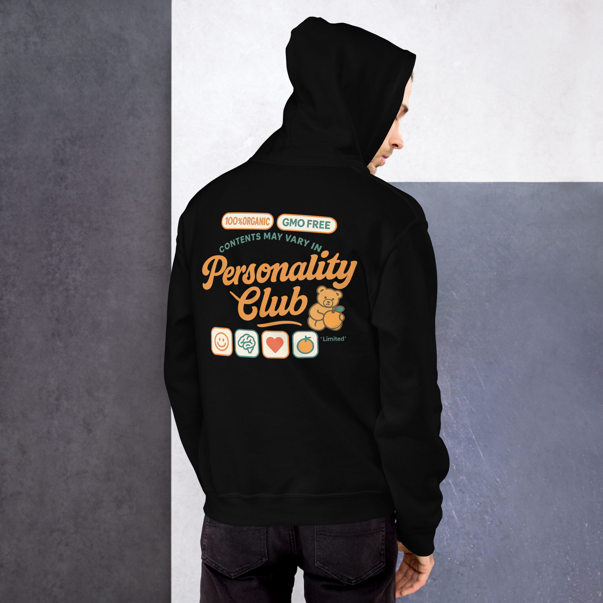 Personality University Bear Hoodie