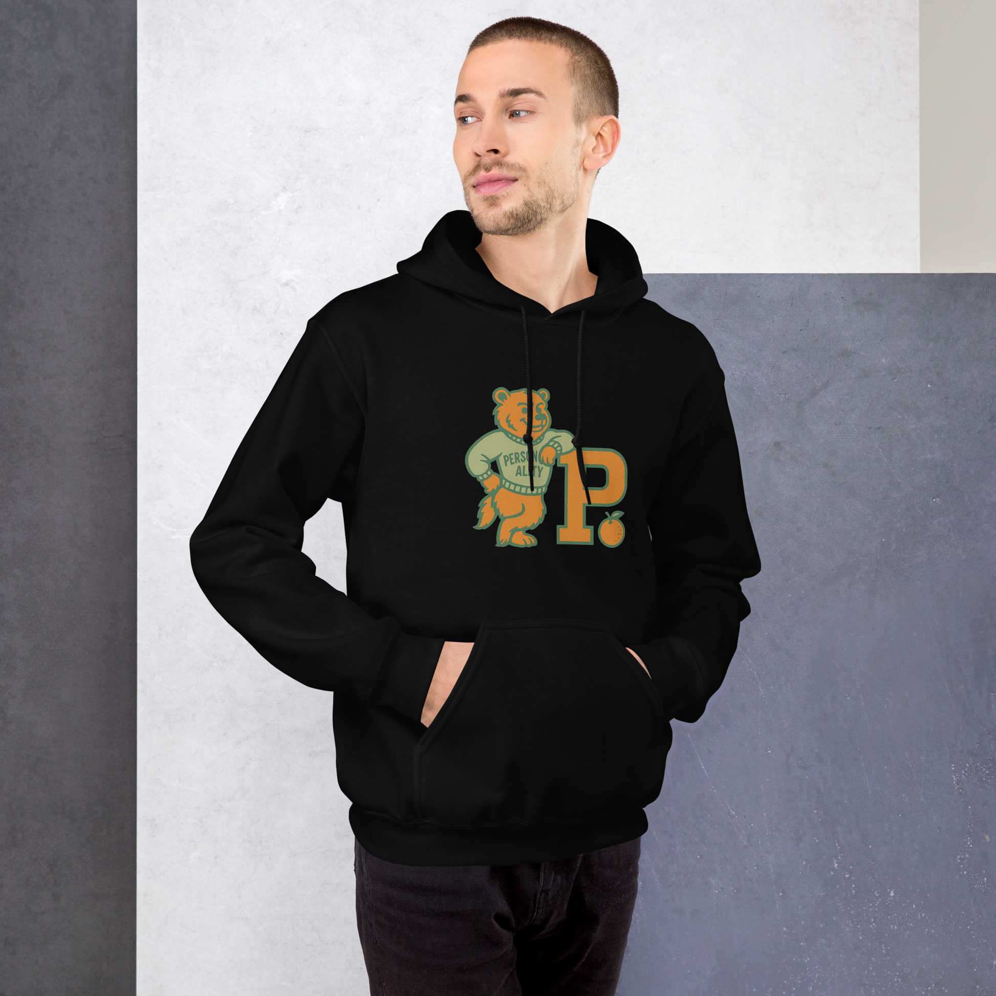 Personality University Bear Hoodie