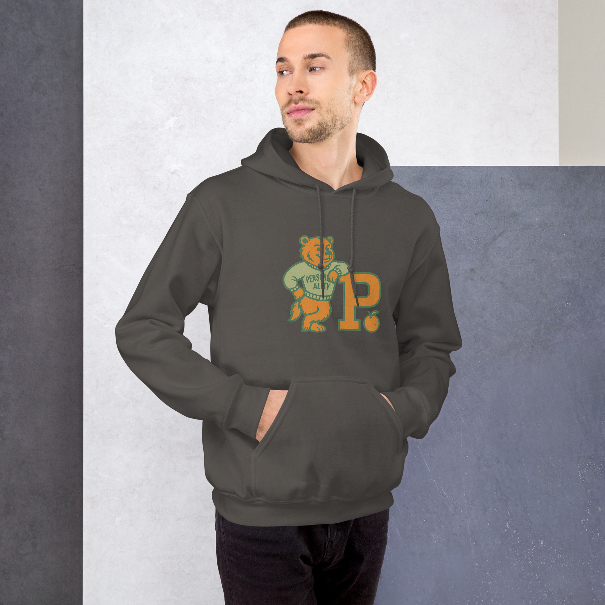 Personality University Bear Hoodie