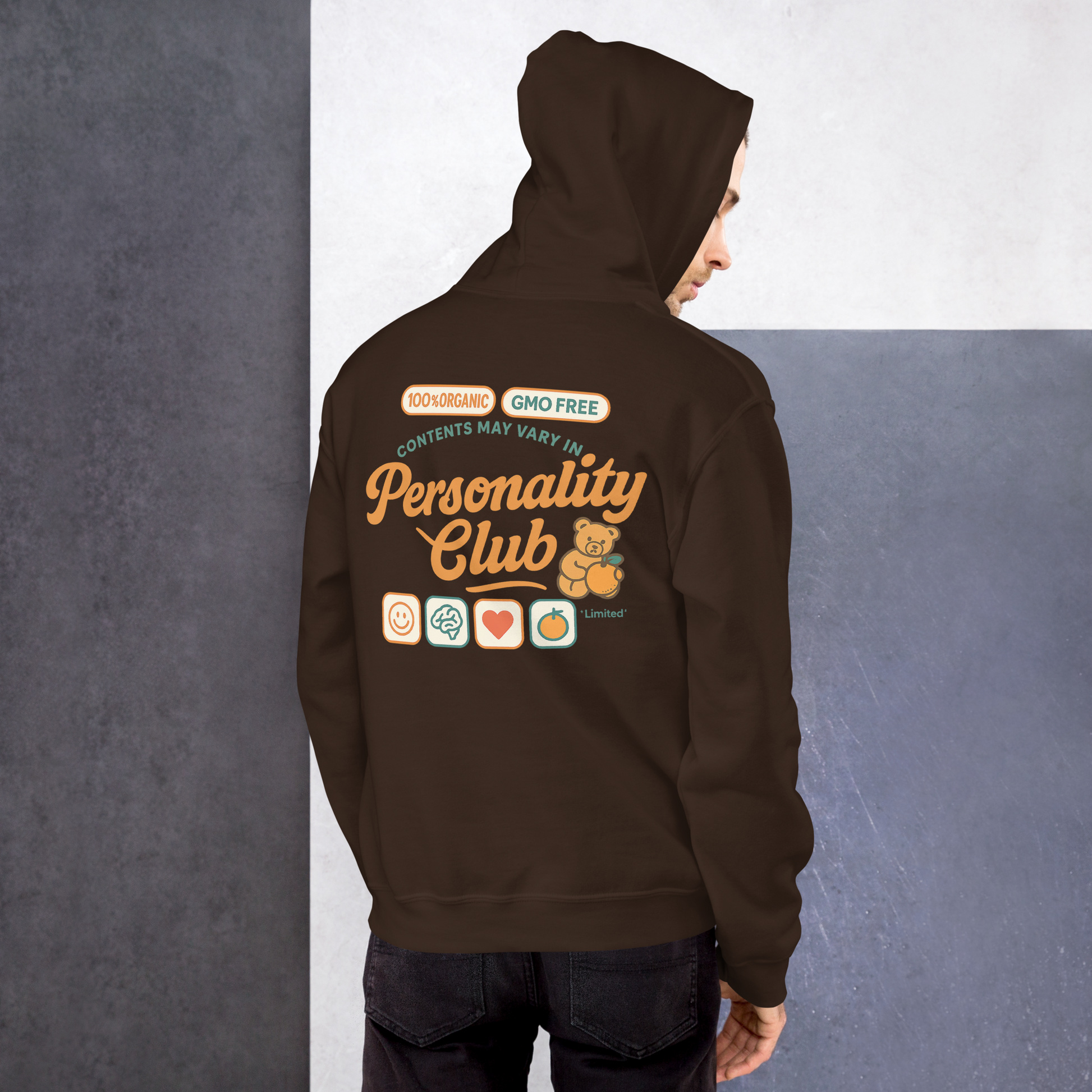 Personality University Bear Hoodie