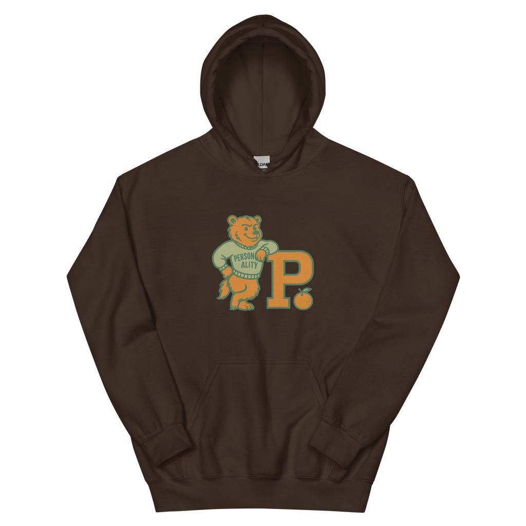 Personality University Bear Hoodie