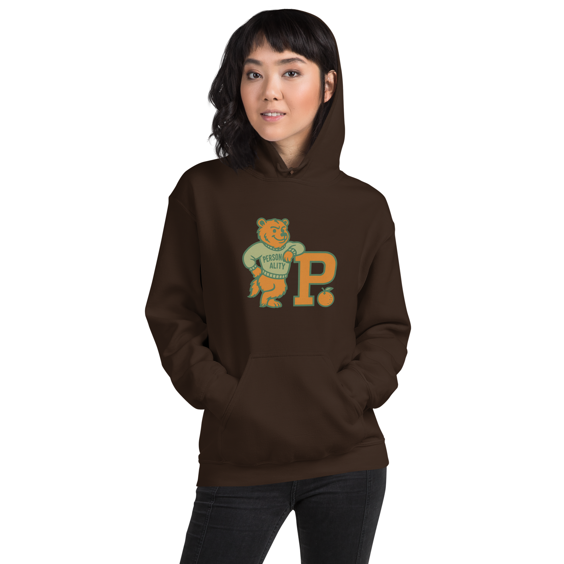 Personality University Bear Hoodie