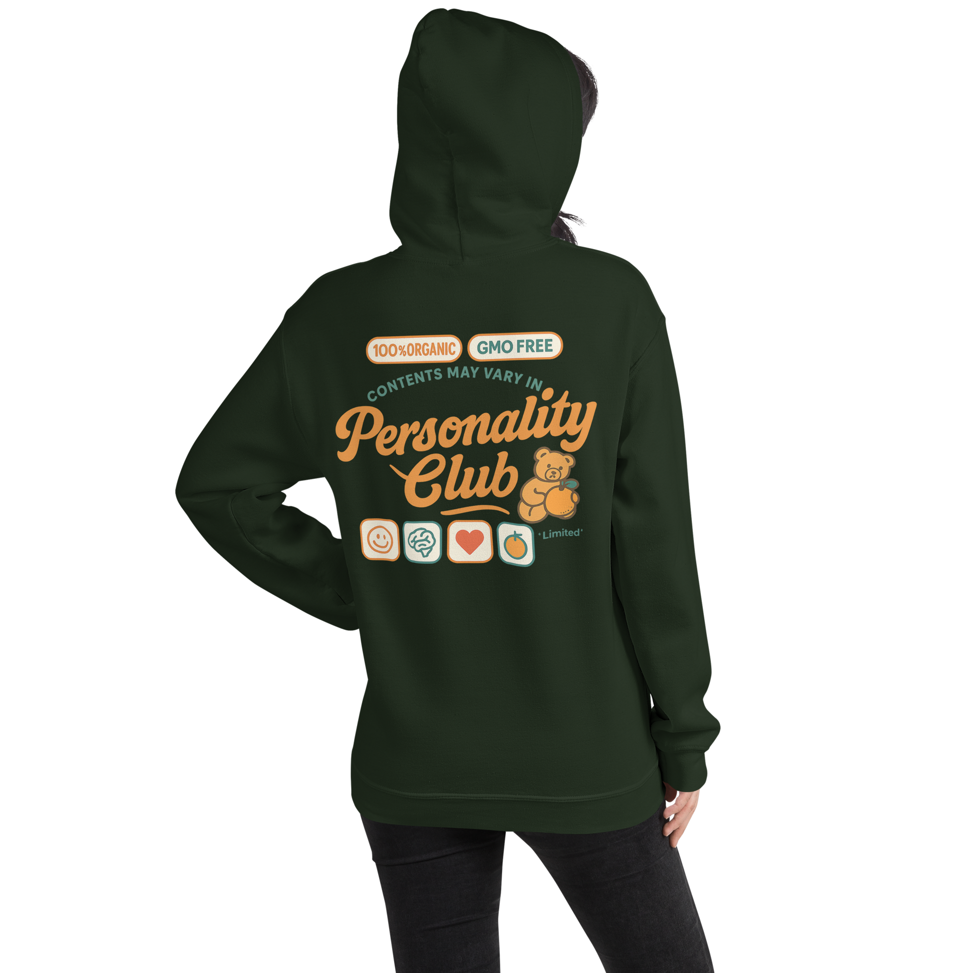 Personality University Bear Hoodie