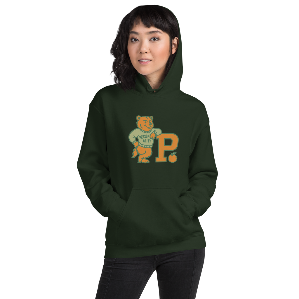 Personality University Bear Hoodie