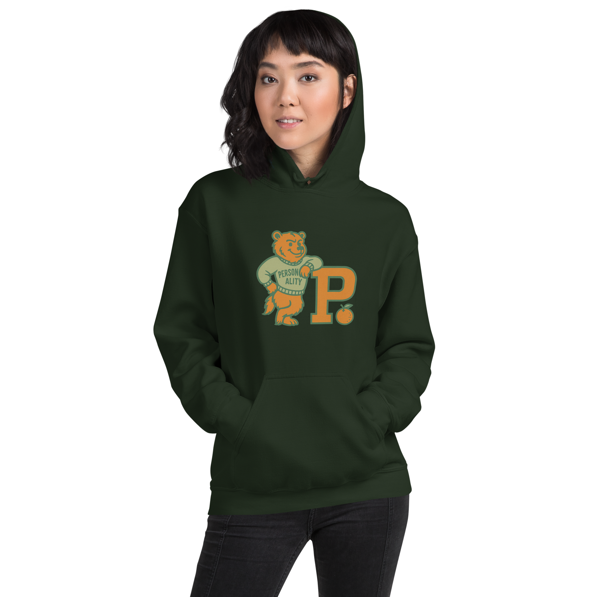 Personality University Bear Hoodie