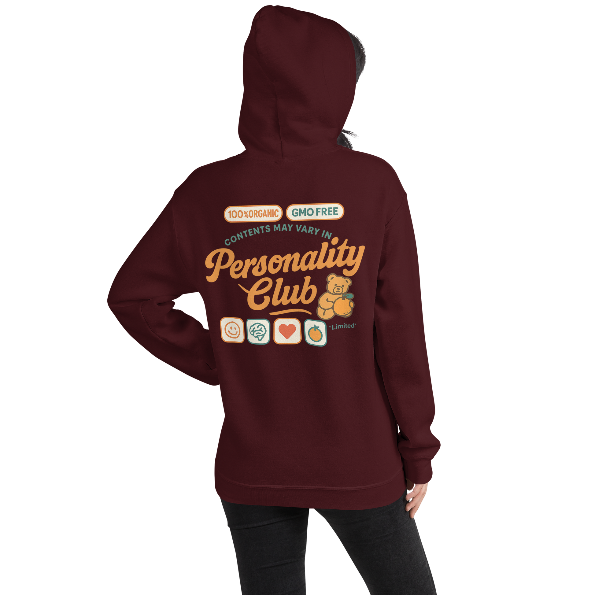 Personality University Bear Hoodie