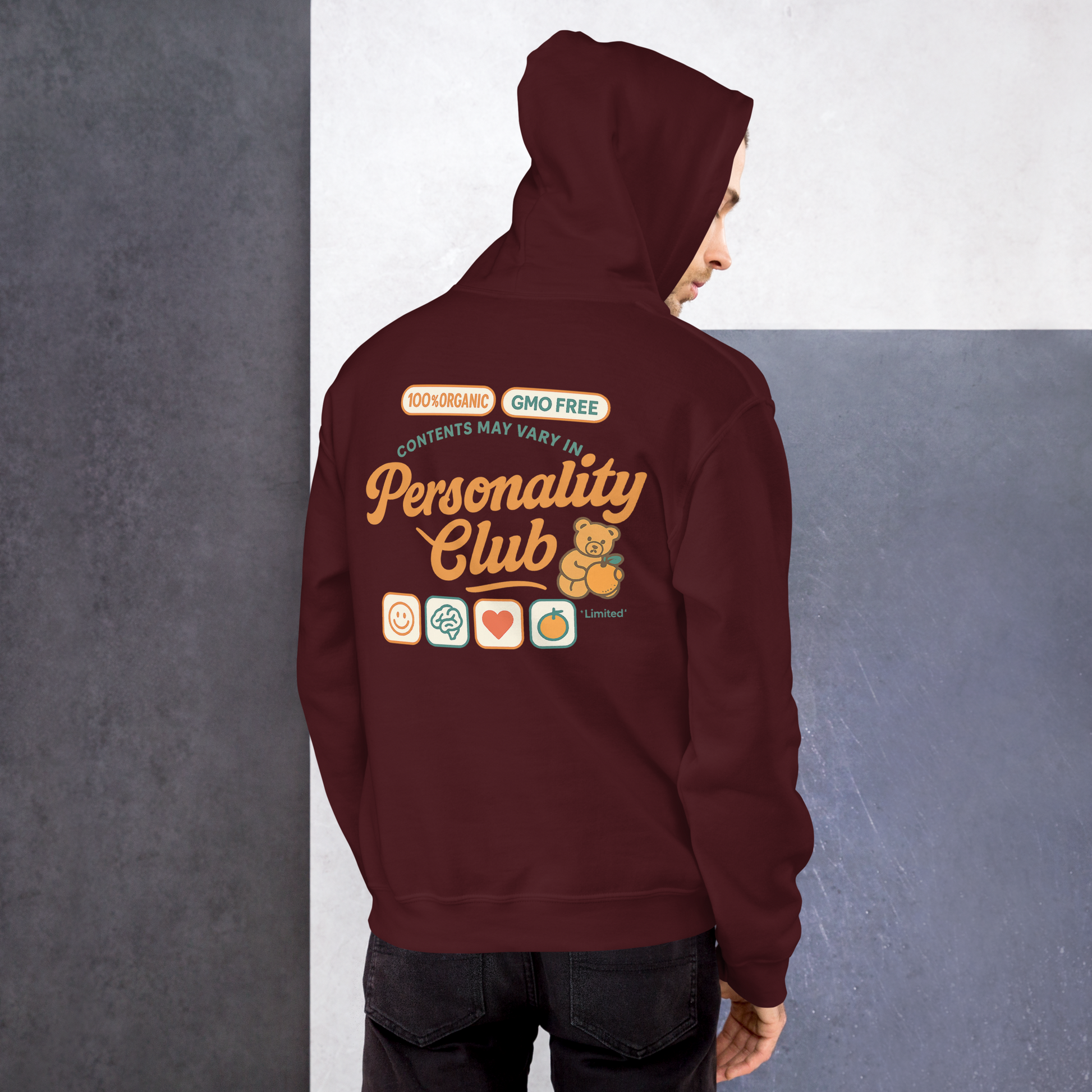 Personality University Bear Hoodie