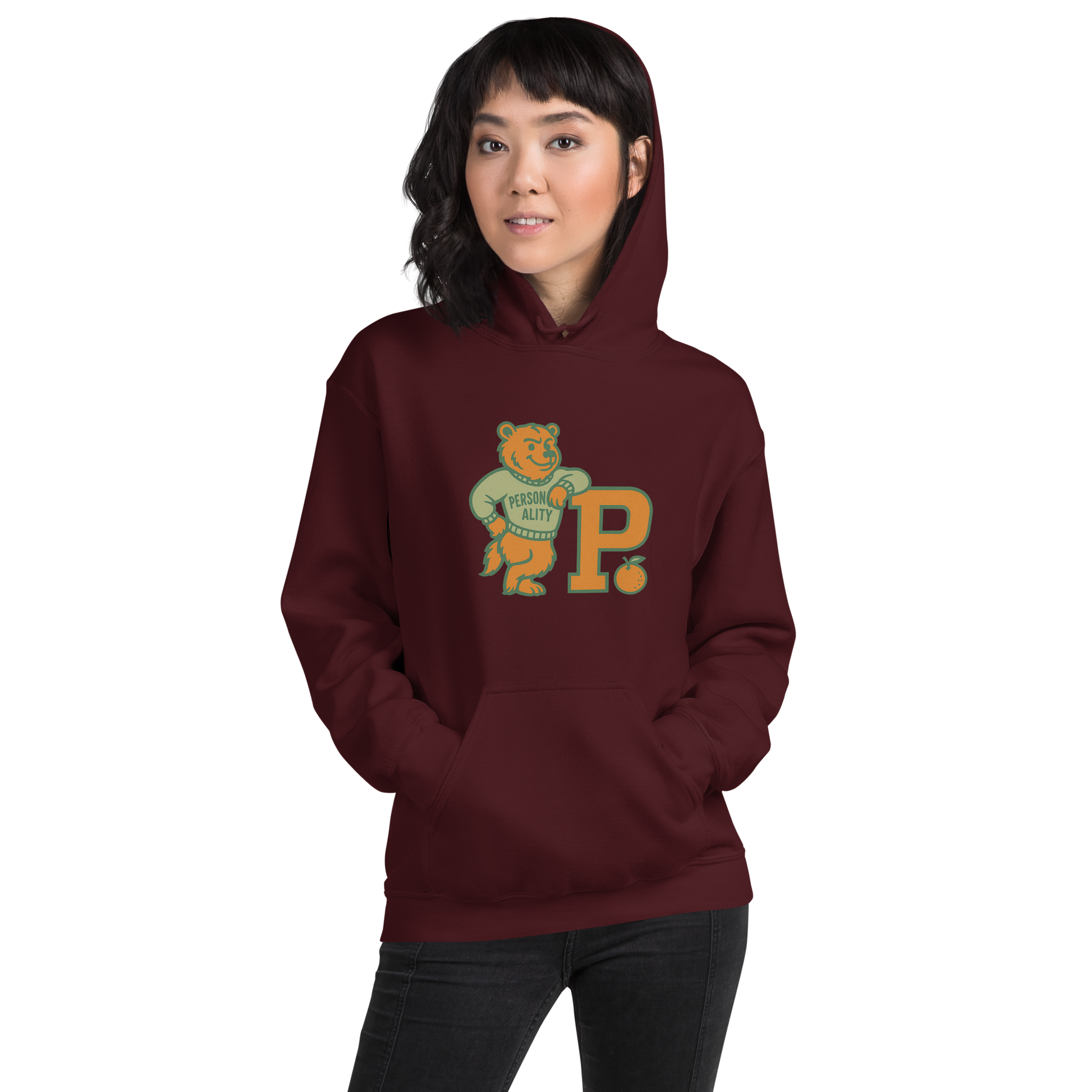 Personality University Bear Hoodie